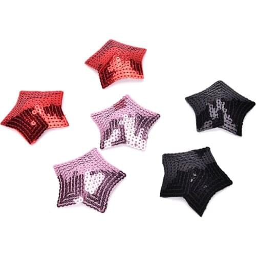 2 PCS/LOT Body Jewelry Sexy Nipple Cover Shape Sequined Five-pointed Star Women Red Nipple Sticker Fashion Jewely