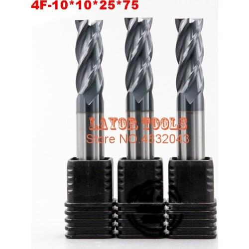 4F-10*10*25*75,HRC50,carbide end mills,Carbide Square Flatted End Mill , the lathe tool,boring bar,cnc,machine