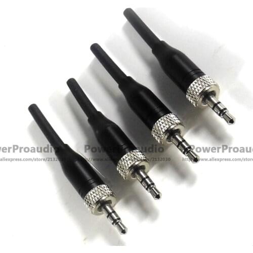 4x 3.5mm Stereo Screw Lock Connector for Pro Sennheiser EW100 EW300 EW500 G1 G2 3 Sony Saramonic Microphone Spare Plug Adapter