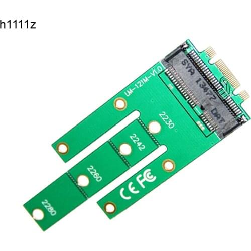 M.2 NGFF to MSATA Adapter NGFF M2 B SATA-Based Solid State Drive to MSATA Converter Card for Computer PC for Windows WinCE Linux