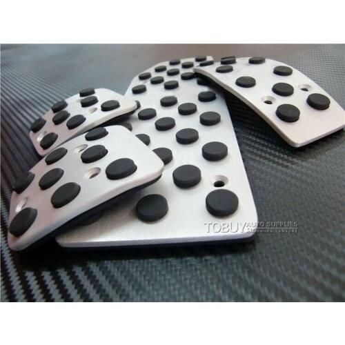 TTCR-II Car Accessory For Chevrolet CRUZE AT/MT Accelerator/Gas/Brake/Antiskid Aluminium Foot Rest Fuel Brake Pad pedal stickers