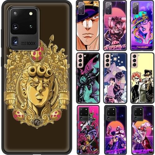 Anime JoJo Killer Queen phone Accessories Soft Cover for Samsung Galaxy S21 S20 Ultra S20 FE S10 Lite S10E S9 Plus Luxury Case