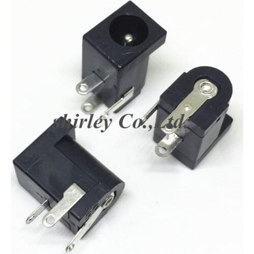 Free shiiping 100PCS DC005 5.5*2.5 DC Power supply DC-005 5.5-2.5MM Power supply socket 5.5X2.5MM