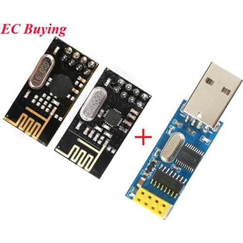 CH340 CH340T NRF24L01+ USB to Serial Port Adapter Board 2.4G Antenna NRF24L01 Wireless Module Wifi Transceiver For Arduino