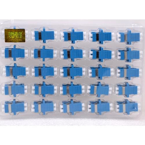 GONGFENG 200pcs NEW Optical Fiber Connector LC UPC/APC SingleMode Duplex Coupler Adapter Flange Special Wholesale