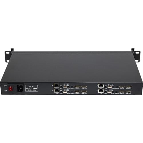 HWCODEC HSC-R104 H.265 IPTV Live Streaming Video Encoder Decoder, P-P SRT RTMP RTSP RTP SDK to 4 Channels CVBS HDMI IP Decoder