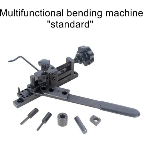 Small manual bending hoop machine diy manual steel bar multifunctional metal bending machine