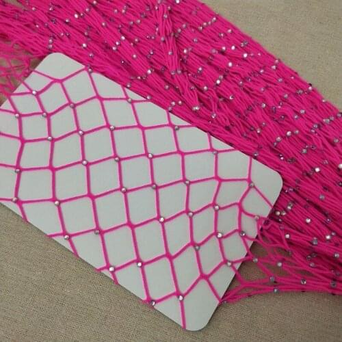 Kids Girls Mesh Fishnet Stockings Rhinestone Sparkle Tights Flash Hollow out Pantyhose Glitter Footed Net Legging Q1FE