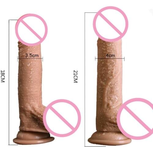 Real Skin Feel Silicone Soft Dildo Suction Cup Realistic Penis Big Dick Sex Toys For Woman Products Strapon Dildos For Women