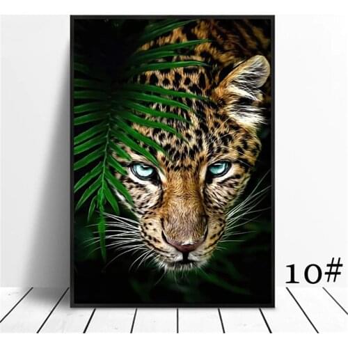 Animal Flower Lion Tiger Elephant Elk Orangutan DIY 11CT Cross Stitch Embroidery Kits Needlework Craft Set Cotton Sell