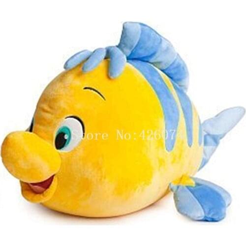 New Mermaid Flounder Fish Plush For Girls Boys Kids Stuffed Animals Toys For Children Gifts