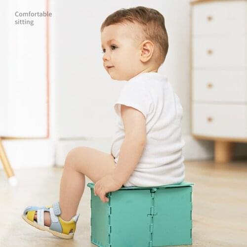 Portable Toilet Folding Commode Toilet Seat Porta Potty Car Toilet Washable Sturdy Compact Toilet For Camping Camping Equipment