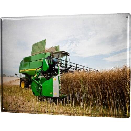 SINCE 2004 Metal Plate Retro Tractor Workshop Combine Harvester