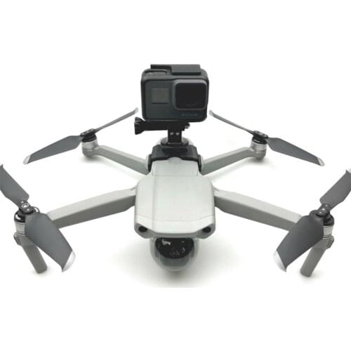 Extended Adapter Mount Bracket Holder with 1/4 Screw for DJI Mavic Air 2 Drone for insta360 Camera for GoPro 8 7 5 Accessories