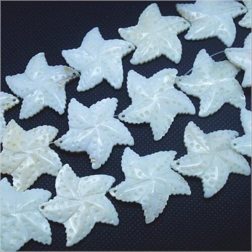 10pcs Top fashion flower white shell beads accessories for DIY jewelry bracelet making with good quality jewelry components