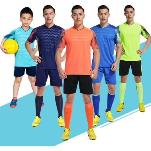 2019 adult soccer training jersey Uniform Boys football t-shirt kit DIY any design color logo,top quality football shirt maker