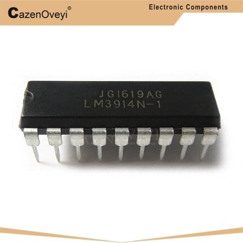 5pcs/lot LM3914N-1 LM3914N LM3914 DIP-18 In Stock