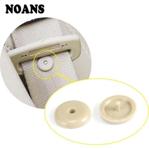 8pcs/4sets Car Safety Seat Belts Fastener Stop Button for Skoda Rapid Octavia A7 A5 2 Fabia Hyundai I30 Tucson Solaris Creta