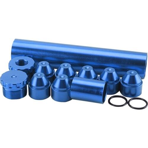 6inch Automotive Car Fuel Filter Car Oil Fuel Filter 1/2'-28 5/8'-24 for NAPA 4003 WIX 24003 6061-T6 aluminum Fuel Filter Kit