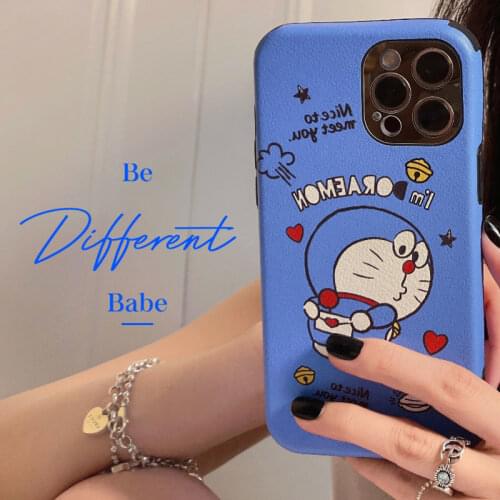 Anime Blue Cat Phone Case For iphone se 6 6s 7 8 11 12 plus mini x xs xr pro max Red Love Ultra Pretty Shell Tpu Etui Soft Cover