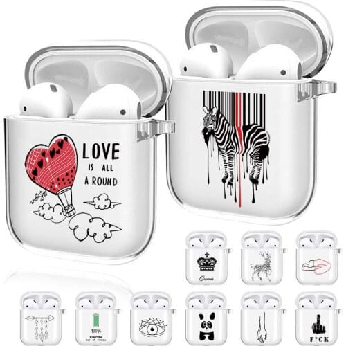 Earphone Case for Apple AirPods 1st/2nd Generation Protetor Bluetooth Sem Fio Anti-fall Fone De Ouvido Capa
