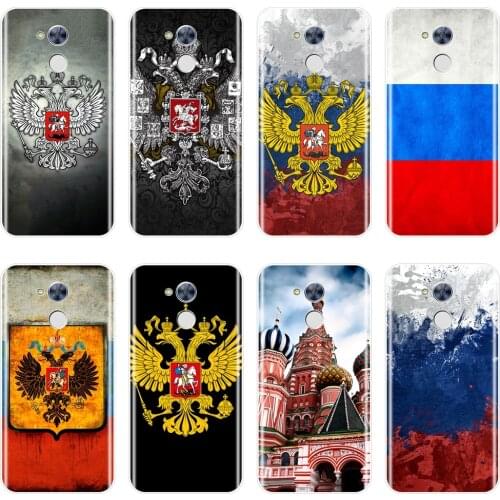 Russian Flag Phone Case For Huawei Honor 4X 5A 5X 6 6X Silicone Soft Back Cover For Huawei Honor 4C 5C 6C 6A Pro Case