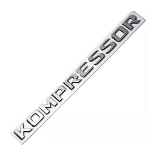 FOR Kompressor Chrome Badge Emblem CLK SLK SL CLS ML GL A B C E S Class Mercedes