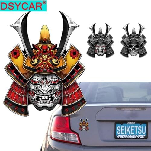 DSYCAR 1Pcs Japan Warrior Car Sticker Cartoon Stickers Decal for Laptop Window Wall Car Truck Motorcycle
