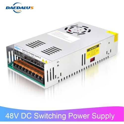 Daedalus Switching Power Supply AC 110V/220V to DC 48V Adjustable Voltage Spindle Power Supply Adapter for CNC Engraving Machine