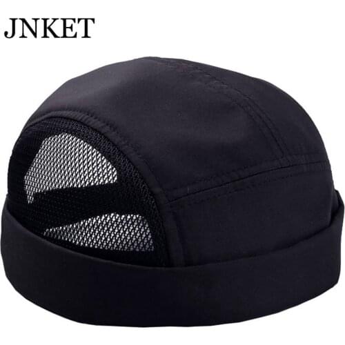 JNKET New Retro Unisex Skullcap Quick-drying Pumpkin Hat Beanies Hat Breathable Brimless Hat Hip Hop Cap Bonnet