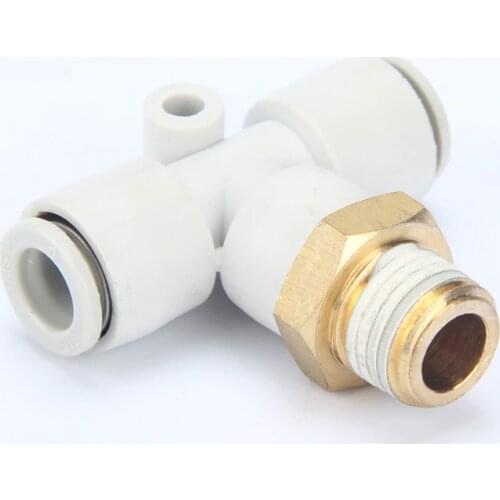 KQ2T04 KQ2T06 SMC Type 3 Way Pneumatic Connector KQ2T04-M5 KQ2T04-M6 KQ2T04-01S KQ2T04-02S KQ2T06-M5