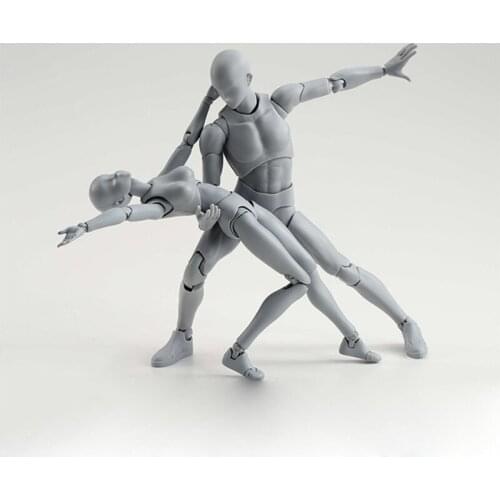 15cm artist Art painting Anime model doll Mannequin bjd Art Sketch Draw Male Female Movable body joint Action Figure Toys