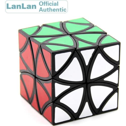 LanLan Butterfly Helicopter Magic Cube Irregular Cubo Magico Professional Neo Speed Puzzle Antistress Educational Toys