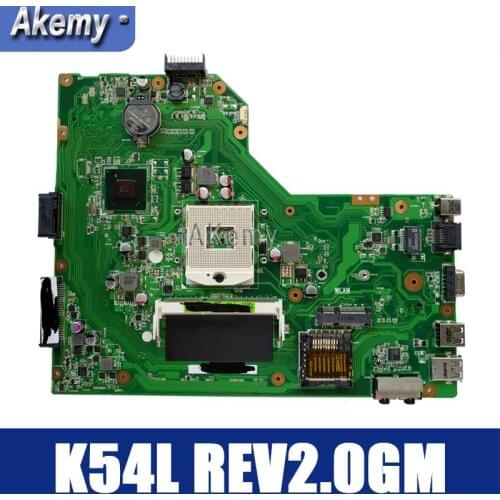 Amazoon REV 2.0 K54L Laptop motherboard For Asus K54L X54H X54L NoteBook Computer Test original motherboard REV2.0 GM 4G RAM