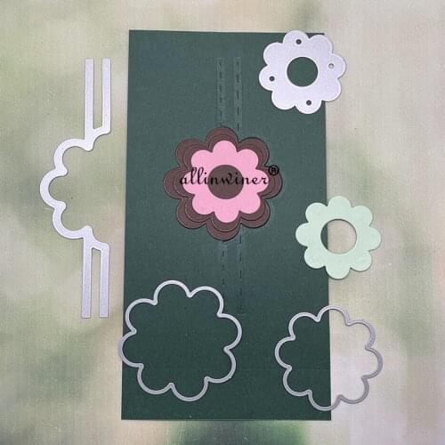 Flower edge Metal Cutting Dies Stencils For DIY Scrapbooking Decorative Embossing Handcraft Die Cutting Template