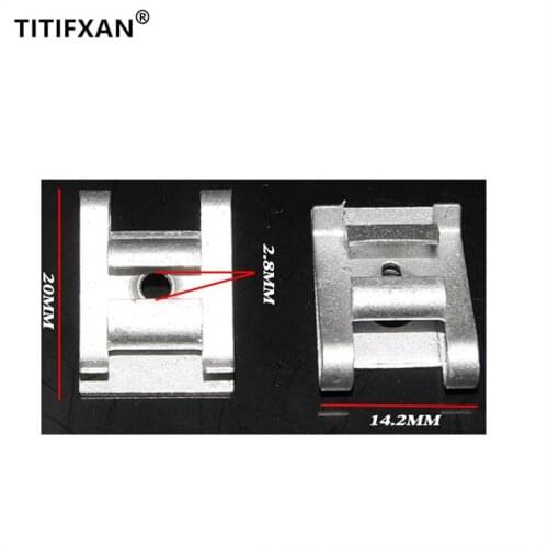 5PCS Car U type metal screw iron sheets base fastener clip for BMW for Mercedes-Benz auto