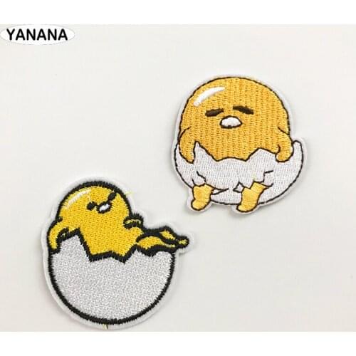 Egg DIY Patch Embroidered Patches For Clothing Iron on Patches On Clothes Badges Applique Stripes