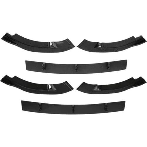 Front Bumper Lip Front Splitter Improve Vehicle Stability for Car Replacement for MK6 GTD 2009‑2013