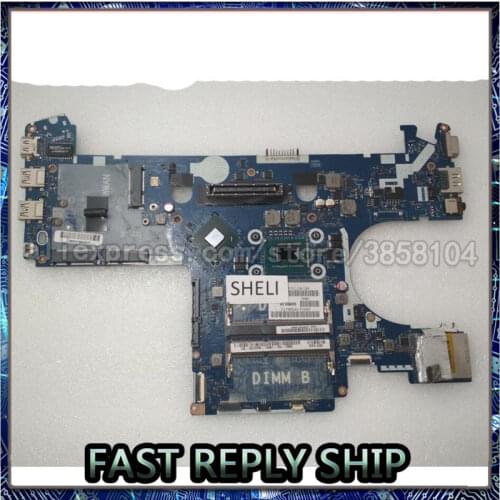 SHELI For DELL E6230 laptop Motherboard I5-3320M QAM00 LA-7731P main board CN-05CDR9 CN-039GJ4 notebook pc mainboard test ok