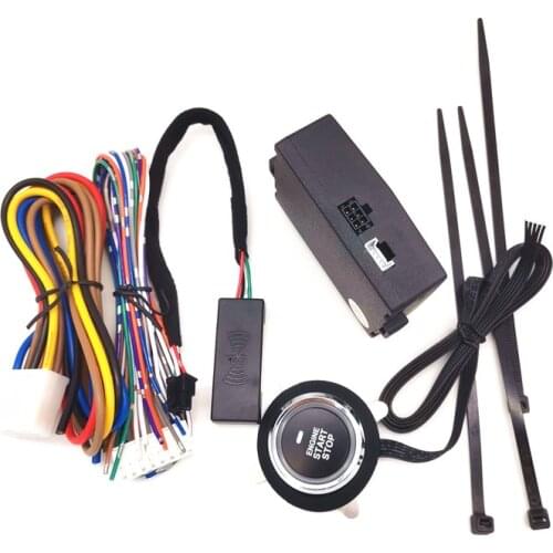 Smartphone Remote Control Car One-Key Engine Start Stop Button Bluetooth Smart Start System App Auto Central Locking Kit