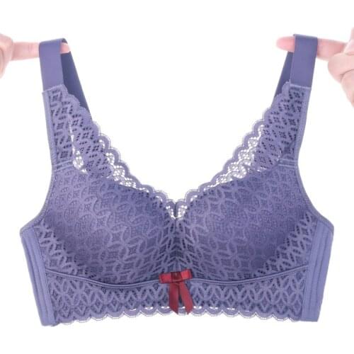 New Summer Sexy Lace Bra Women Lingerie Seamless Push Up Bras Plus Size Bra Wirefree Bralette Adjusted Straps Brassiere B C Cup