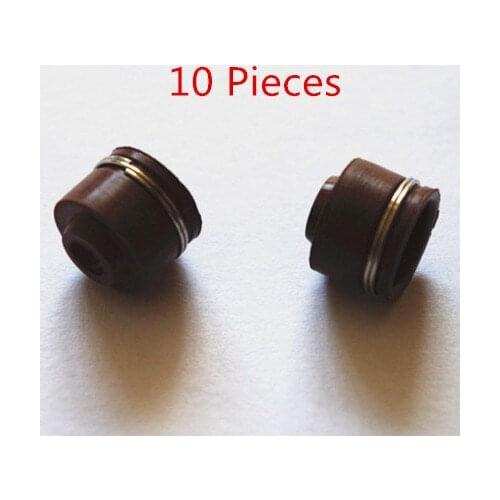 10 X Valve stem seal for Honda GX100 GX100U 98CC,2.1KW 2.8HP 4-cycle OHC gasoline rammer stamper jacker parts replacement