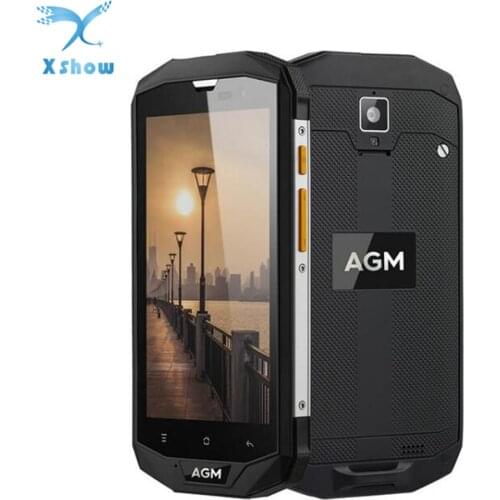 AGM A8 SE IP68 3-Proof Cellphone 5.0" HD 2GB RAM 16GB ROM MSM8916 Quad Core 8MP 720P 4050mAh Waterpoof Dustproof Mobile Phone