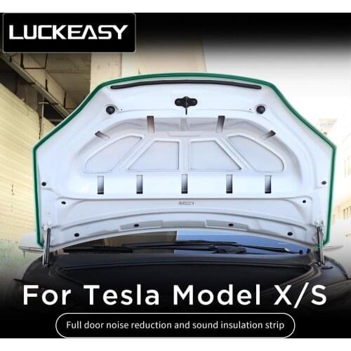 LUCKEASY Automotive functional products for Tesla ModelX and ModelS Full door noise reduction and sound insulation sealing strip