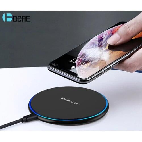 FDGAO 15W Fast Qi Wireless Charger For iPhone 12 SE2 11 Pro X XR XS Max 8 Samsung S20 S10 S9 10W USB Tpye C Quick Charging Pad