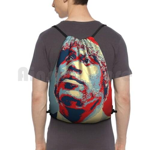 Jules Pulp Fiction ( Obama Effect ) Backpack Drawstring Bags Gym Bag Waterproof Pulp Fiction Jules Jules Winnfield Samuel