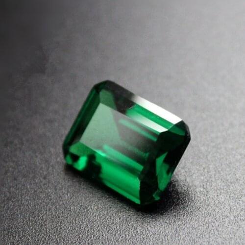 Emerald Rectangle Faceted Gemstone Emerald Cut Emerald Gem Multiple Sizes to Choose C15E