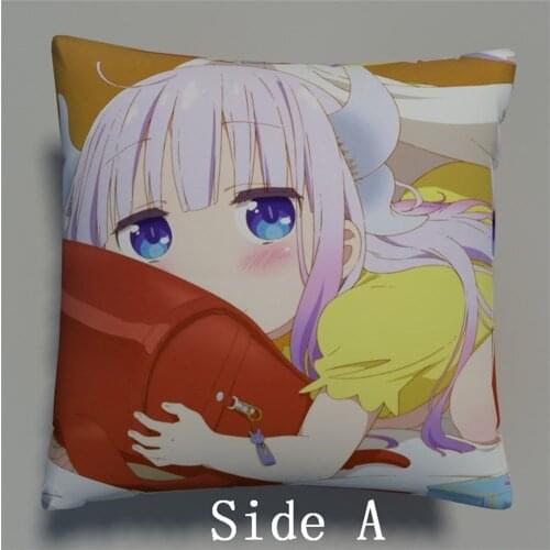 Kobayashi San Chi No Maid Anime Manga Two Sides Pillow Cushion Case Cover Cosplay Gift New 711
