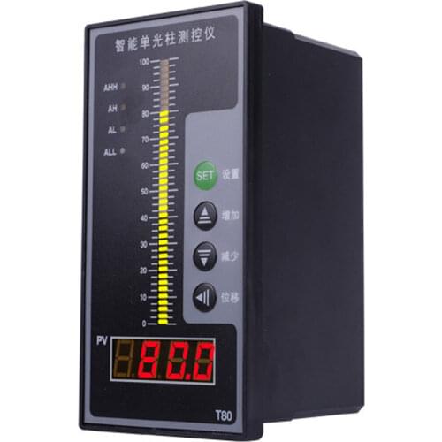 T80 Intelligent Light Column Display Integral Liquid Oil Water Depth Detector Controller with LCD Display