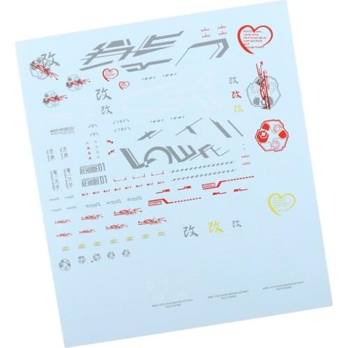 Model Decal Luminous Water Slide Stickers Toys Model Tools for MG 1/100 Gundam